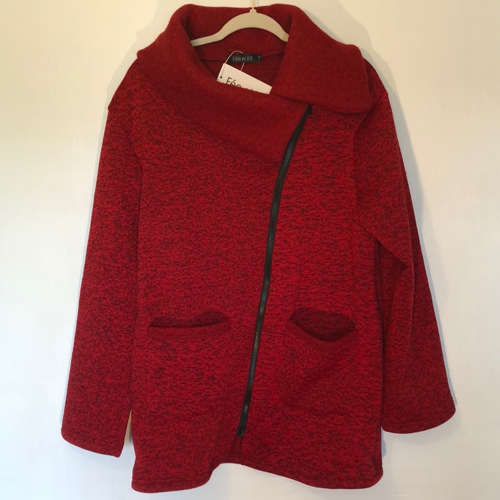 Fee et Rit asymmetrical zip jacket